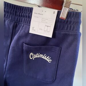 Goodfellow & Co “Optimistic” 6" Pull-On Fleece Shorts
✨ Navy Blue Size Small